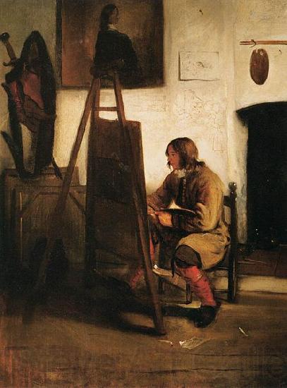 Barent fabritius Young Painter in his Studio France oil painting art